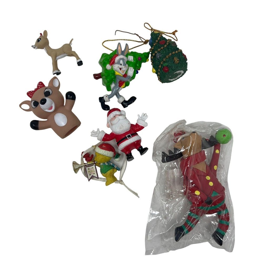 Christmas Ornaments Decor Miscellaneous Lot Diy Project Decorations‎ Bugs Bunny